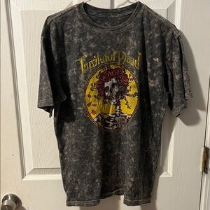 Grey/Tan Tie Dye Grateful Dead Tshirt